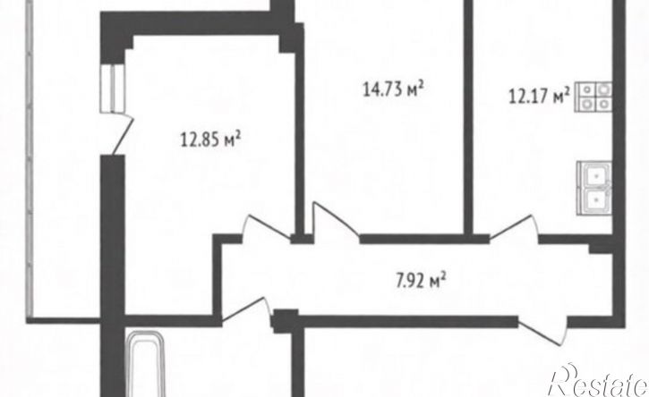 2-комн квартира ул Полевая, 5,  д. 5