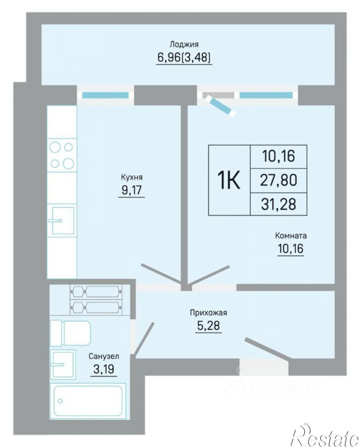 1-комн квартира в новом доме ул Автозаводская, 5б,  д. 5б