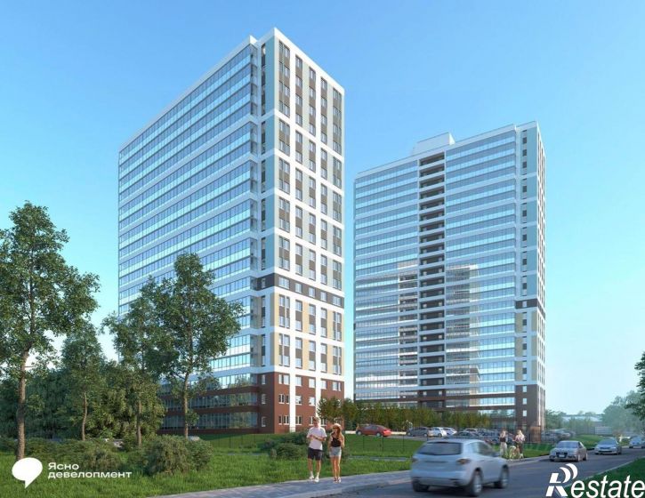 2-комн квартира в новом доме улица Сергея Есенина, 9А к2,  д. 9А к2