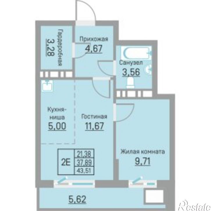 2-комн квартира ул Александра Щербакова, 29а,  д. 29а