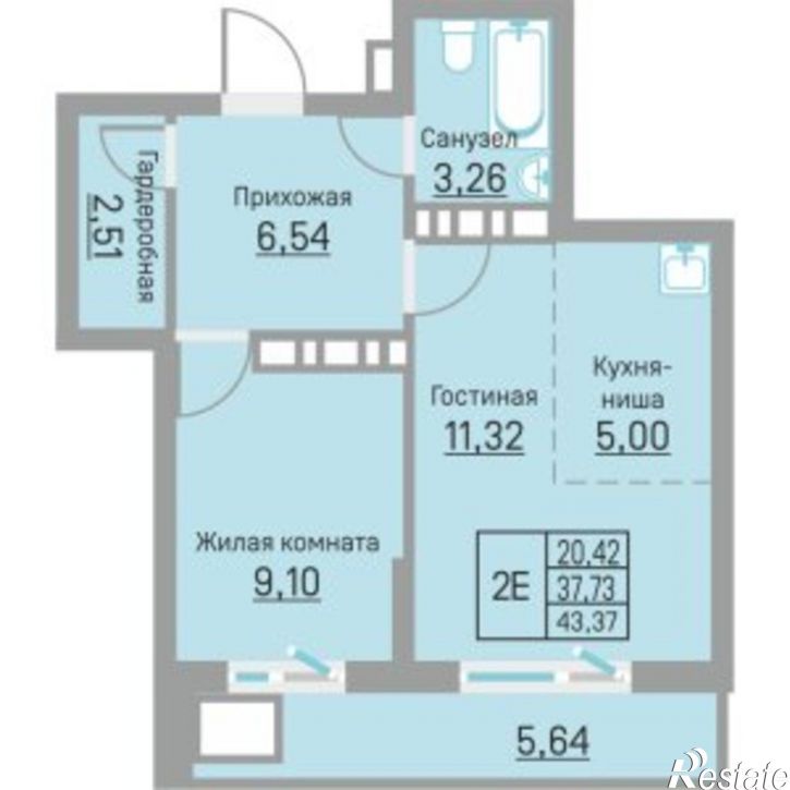 2-комн квартира ул Александра Щербакова, 29а,  д. 29а