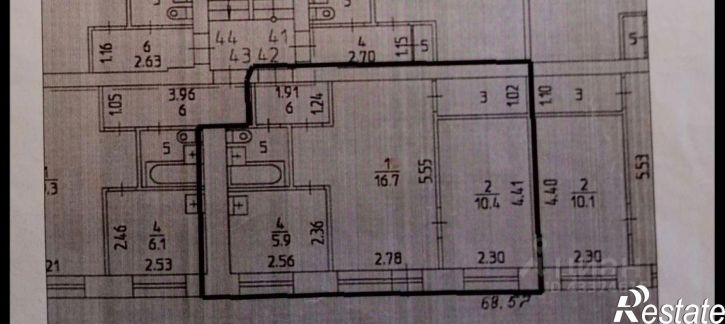 2-комн квартира б-р Гагарина, 62а,  д. 62а