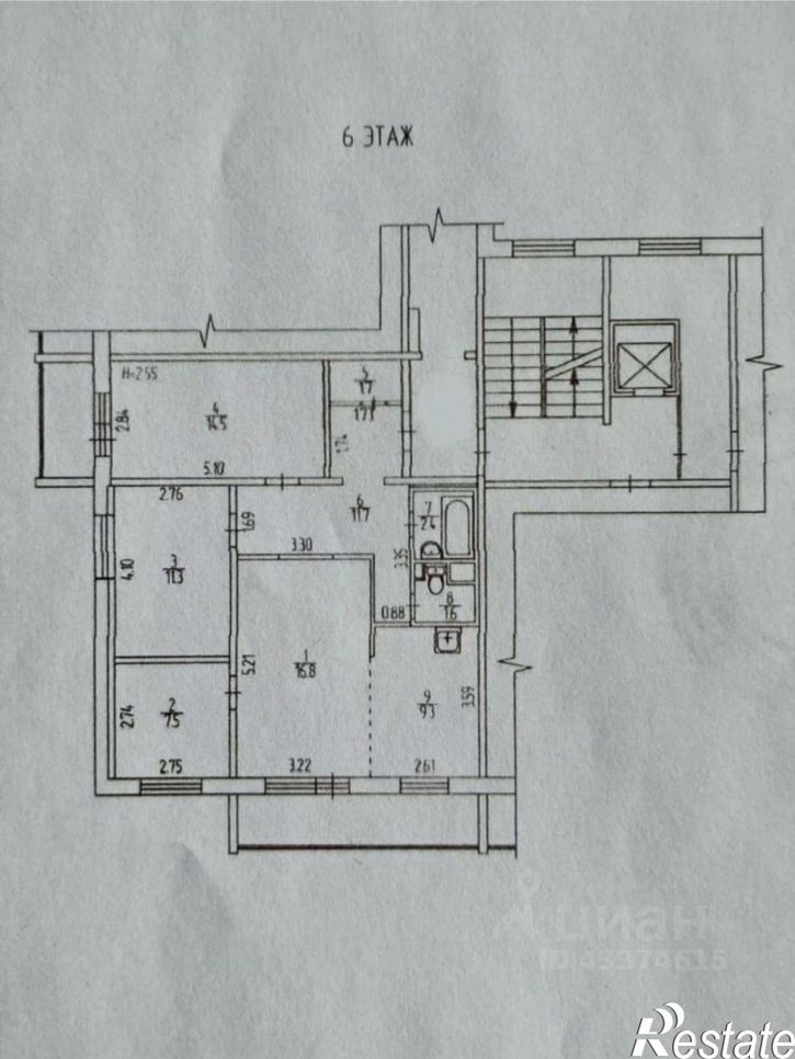 4-комн квартира ул Докучаева, 36,  д. 36