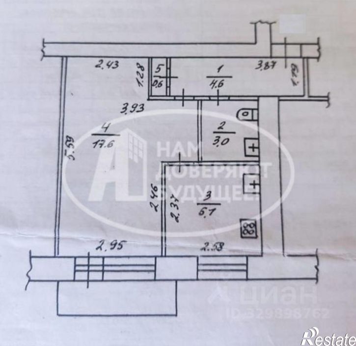 1-комн квартира ул Юнг Прикамья, 35,  д. 35