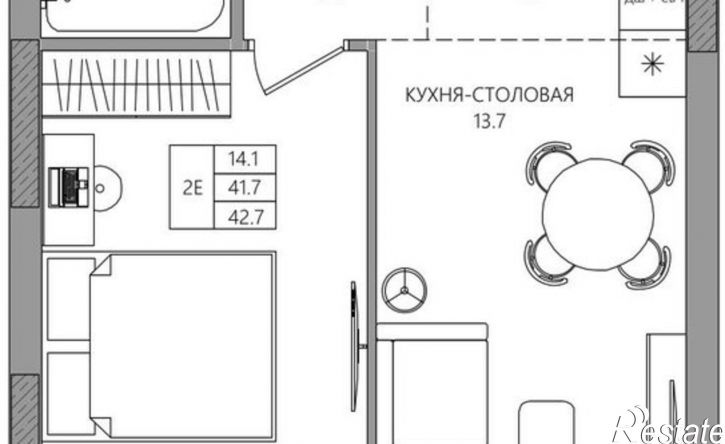 2-комн квартира в новом доме ул Комиссара Пожарского, 11/5,  д. 11/5