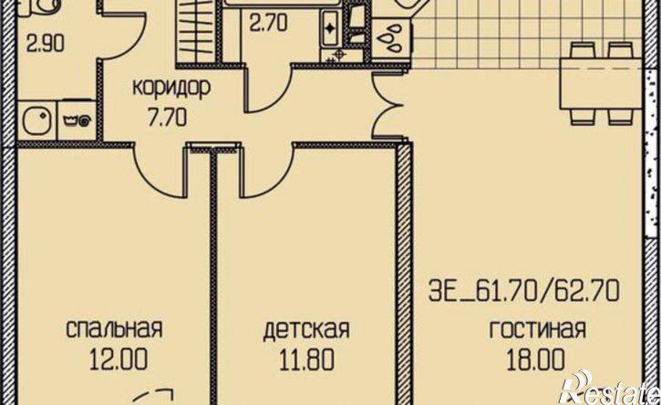 3-комн квартира в новом доме ул Автозаводская, 89,  д. 89
