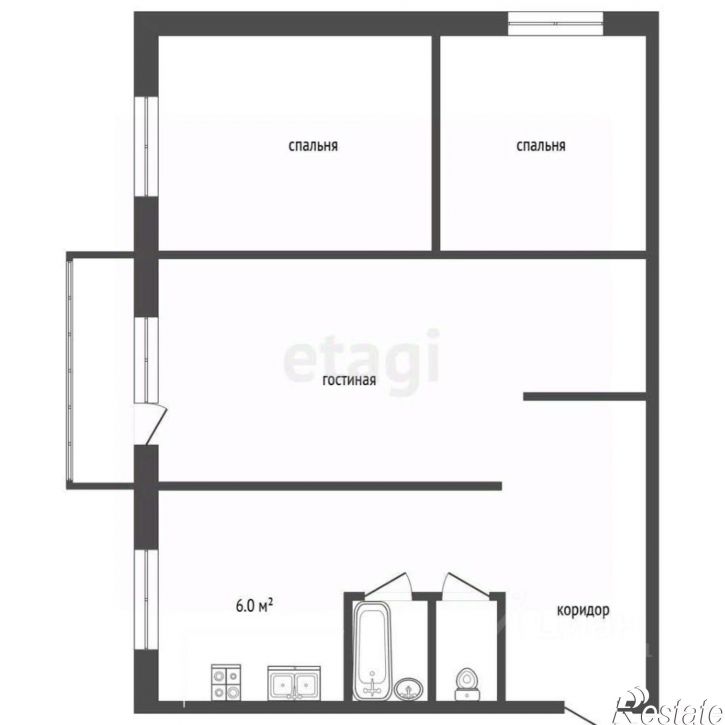 3-комн квартира Пушкарская улица, 81,  д. 81