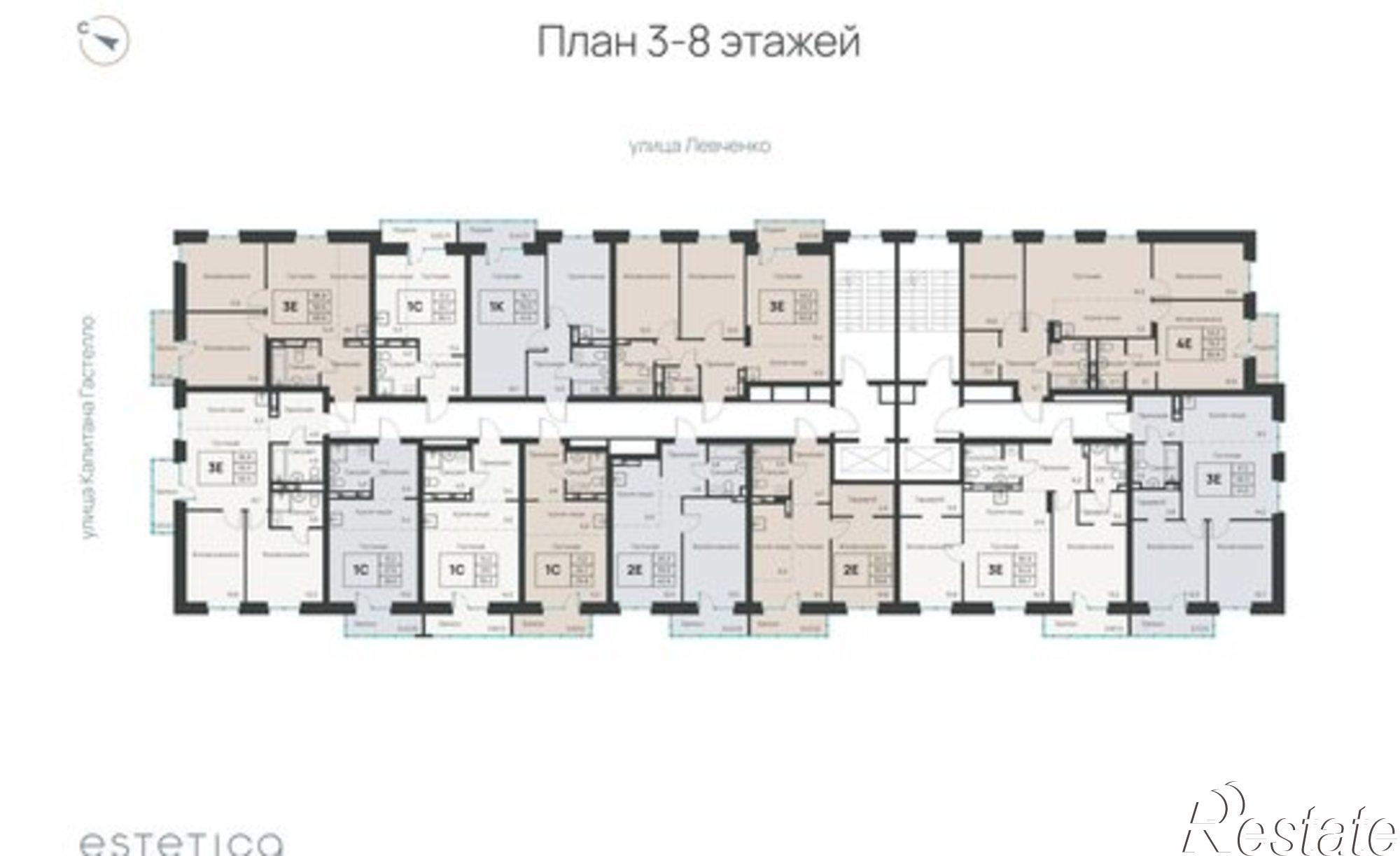 Купить квартиру за 13 024 000 рублей на ул Левченко, 34А