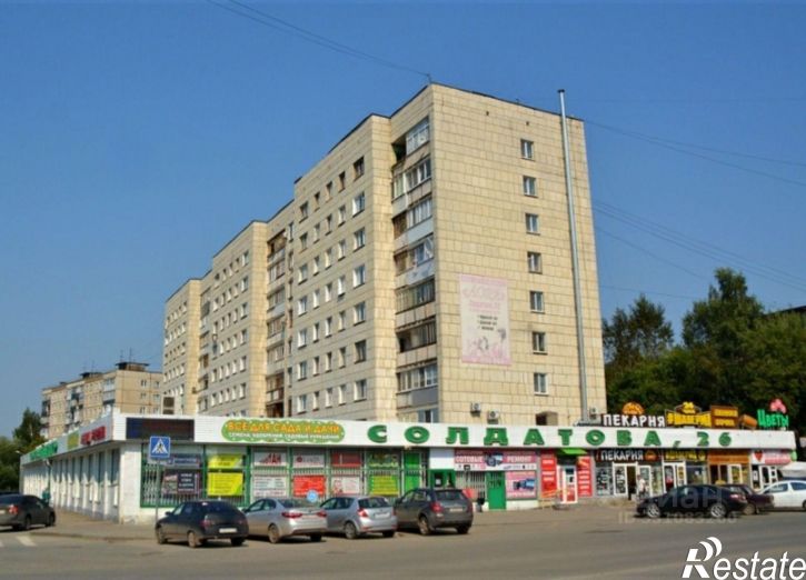 2-комн квартира улица Солдатова, 26,  д. 26