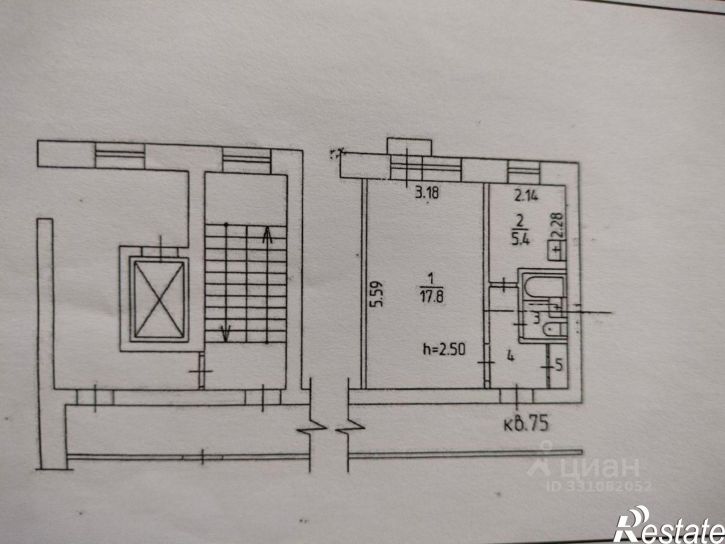 1-комн квартира ул Героев Хасана, 95,  д. 95