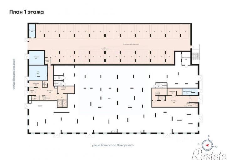 Гараж/парковка улица Комиссара Пожарского, 10,  д. 10