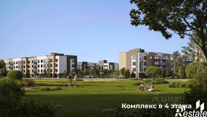 1-комн квартира в новом доме Рионская улица, 4А,  д. 4А
