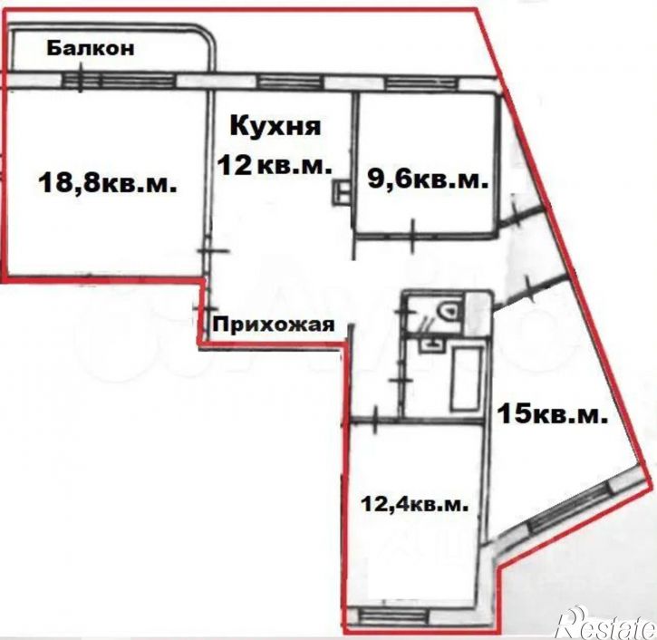 4-комн квартира ул Липатова, 18,  д. 18