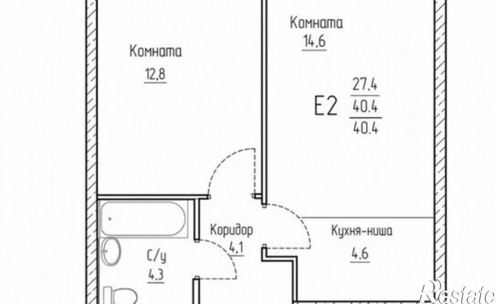 1-комн квартира ул Трамвайная, 23,  д. 23
