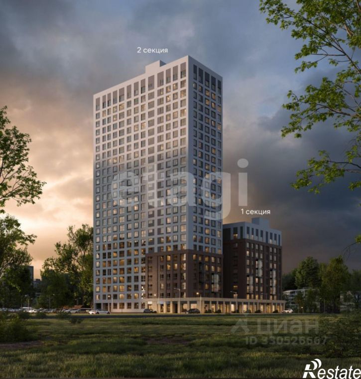 1-комн квартира в новом доме ул Космонавта Беляева, 31а,  д. 31а