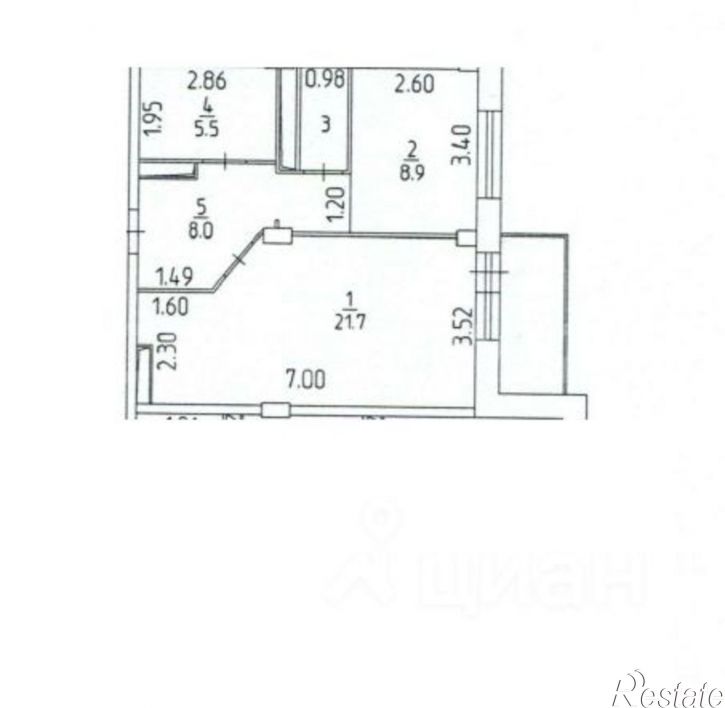 1-комн квартира улица Танкистов, 9,  д. 9