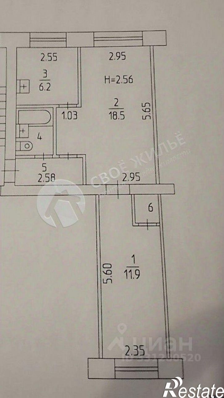 2-комн квартира ул Героев Хасана, 21,  д. 21