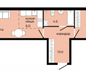 2-комн, 49 кв м, этаж 21/25 Саранская улица, 5Б