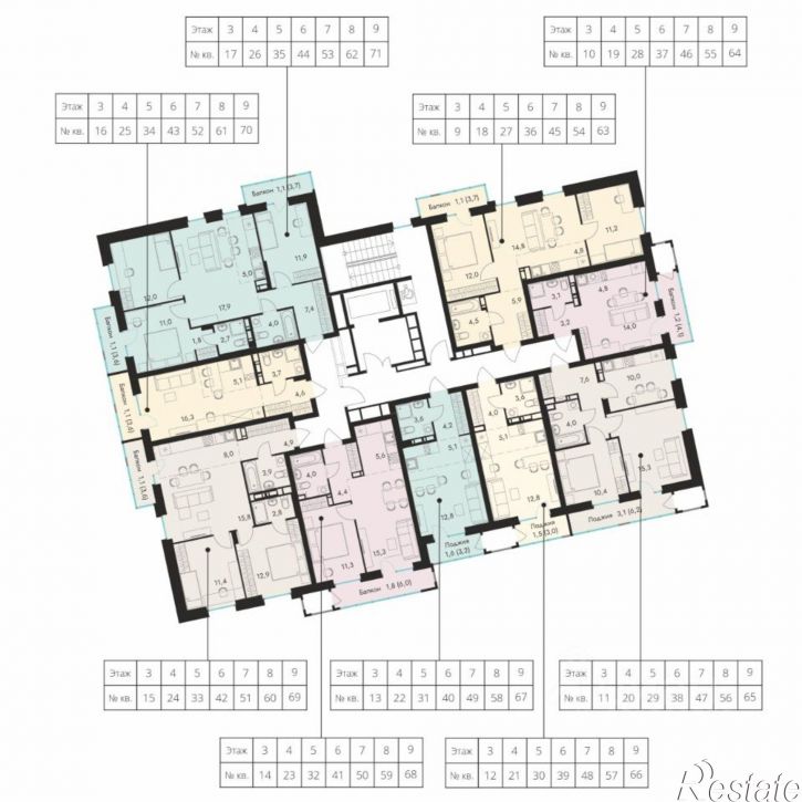 4-комн квартира в новом доме ул Самолетная, 7а,  д. 7а