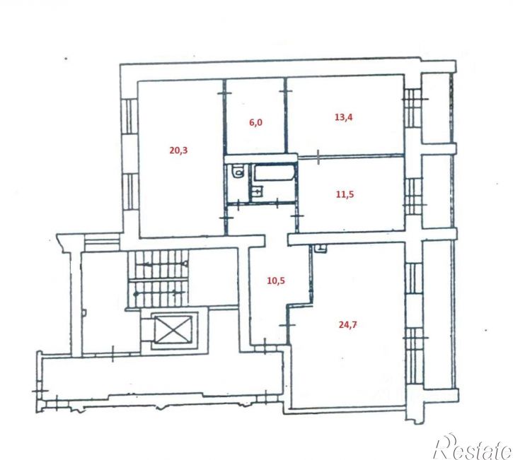 3-комн квартира улица Костычева, 18,  д. 18