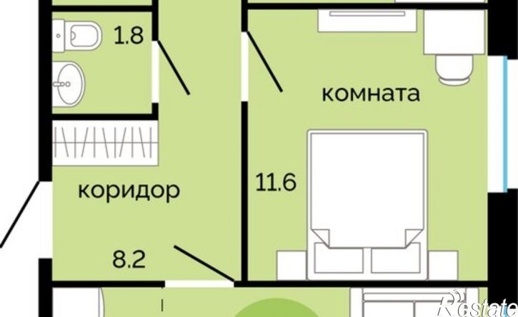 3-комн квартира улица Яблочкова, 5 к5,  д. 5 к5
