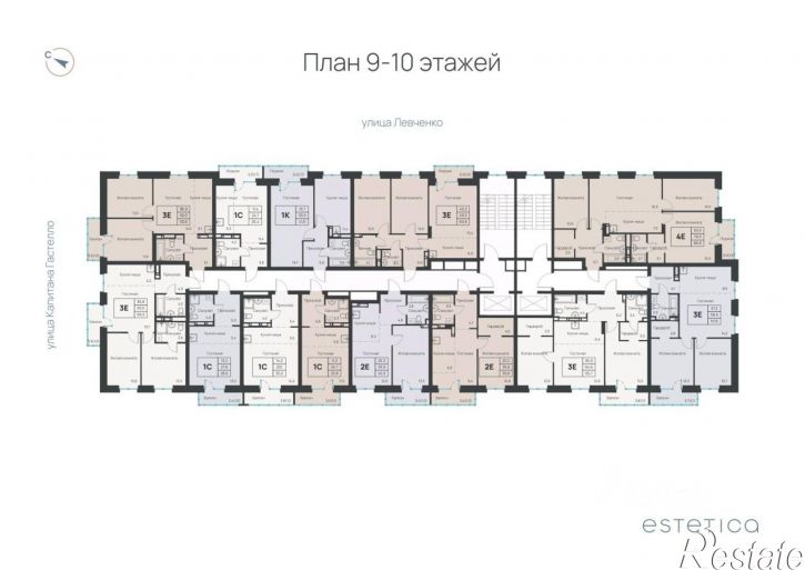 4-комн квартира в новом доме ул Капитана Гастелло, 15,  д. 15