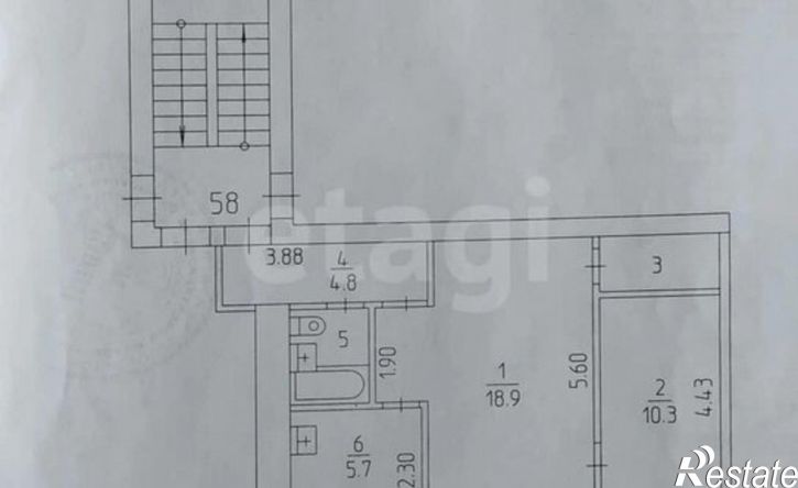 2-комн квартира улица Льва Шатрова, 26,  д. 26