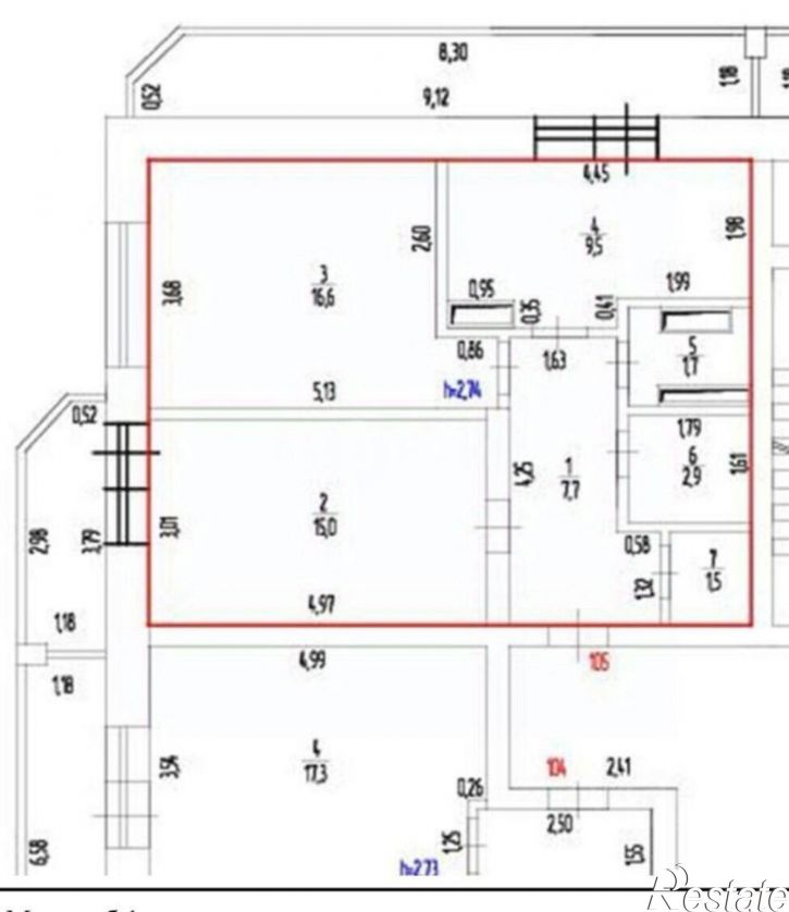 2-комн квартира ул Кронштадтская, 31,  д. 31