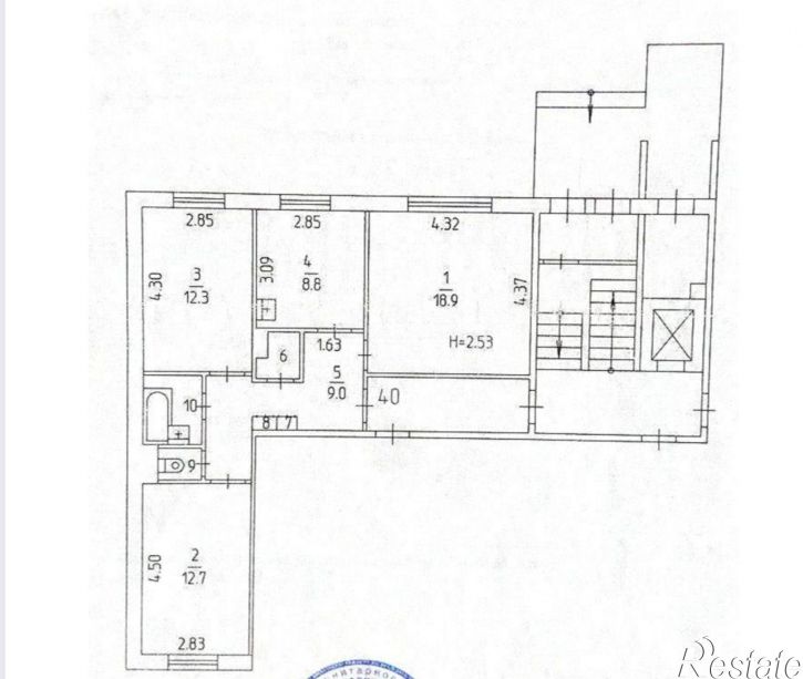 3-комн квартира улица Генерала Панфилова, 6/1,  д. 6/1