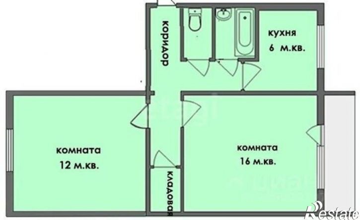 2-комн квартира ул Ласьвинская, 74,  д. 74