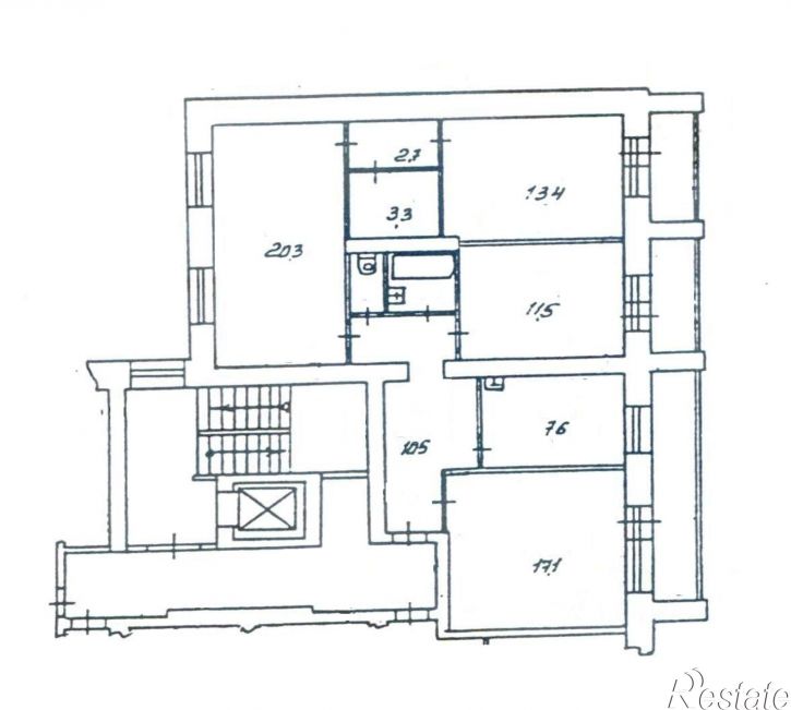4-комн квартира ул Костычева, 18,  д. 18