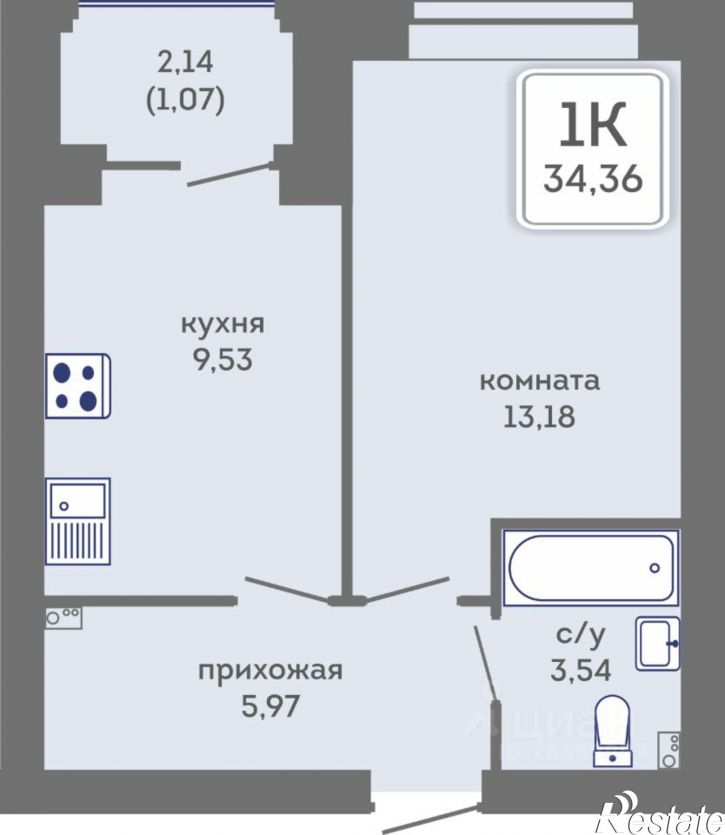 1-комн квартира в новом доме ул Кировоградская, 28,  д. 28