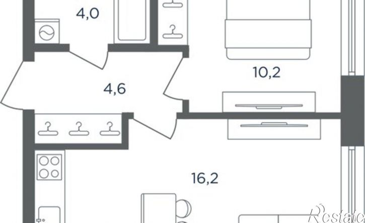 1-комн квартира в новом доме ул Рязанская, 120А 1,  д. 120А 1,  к. 1