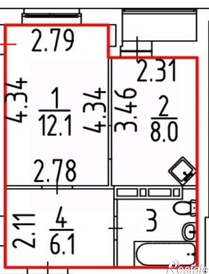 1-комн квартира ул Лифанова, 38,  д. 38