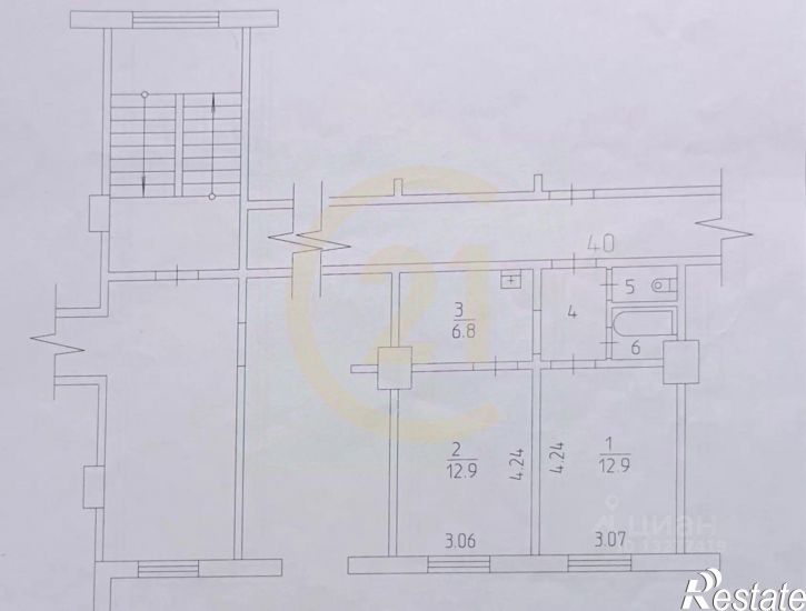 2-комн квартира ул Краснослудская, 9,  д. 9
