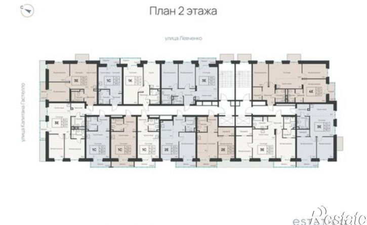 3-комн квартира ул Левченко, 34А,  д. 34А