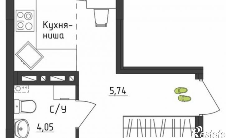 2-комн квартира в новом доме ул Верхне-Вишерская, 43,  д. 43