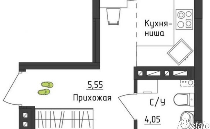 2-комн квартира в новом доме ул Верхне-Вишерская, 43,  д. 43