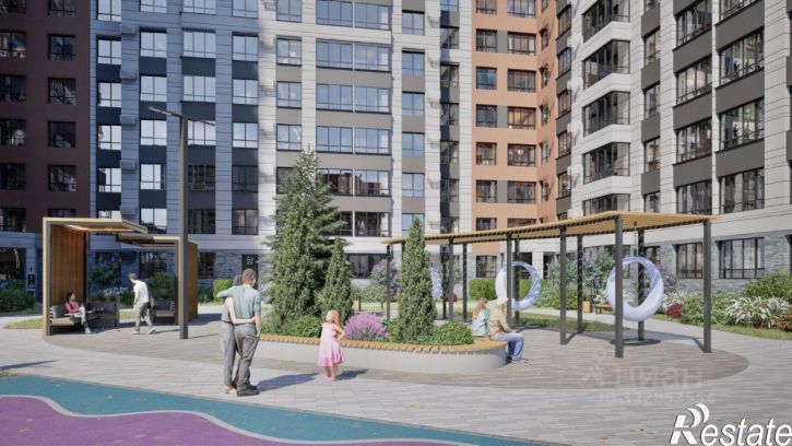 1-комн квартира в новом доме ул Репина, 39,  д. 39