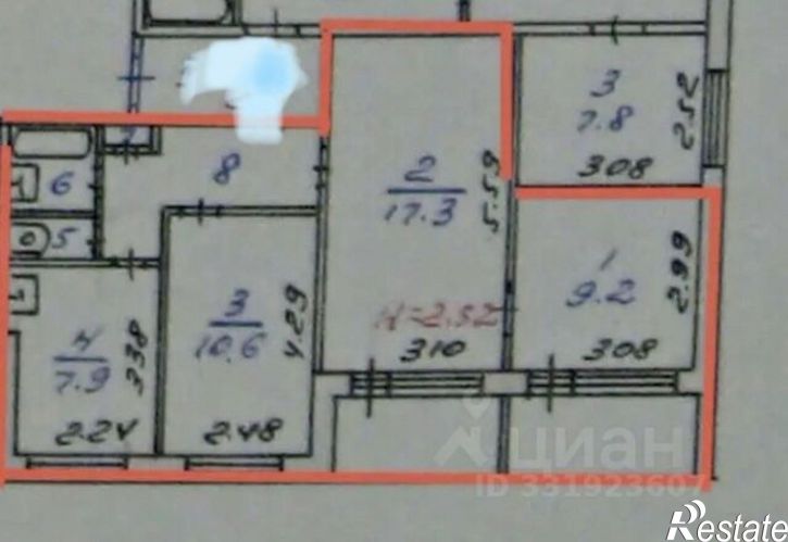 3-комн квартира ул Тбилисская, 33,  д. 33