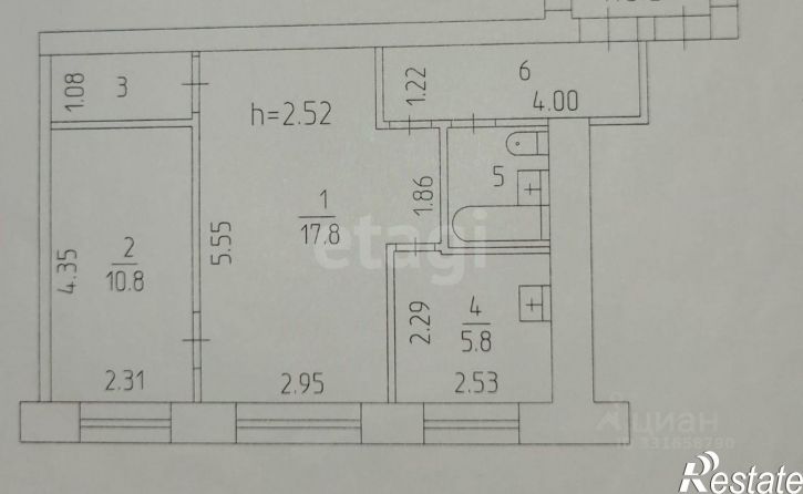 2-комн квартира ул Тургенева, 18/3,  д. 18/3
