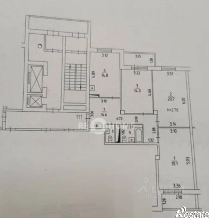 3-комн квартира ул Механошина, 17,  д. 17
