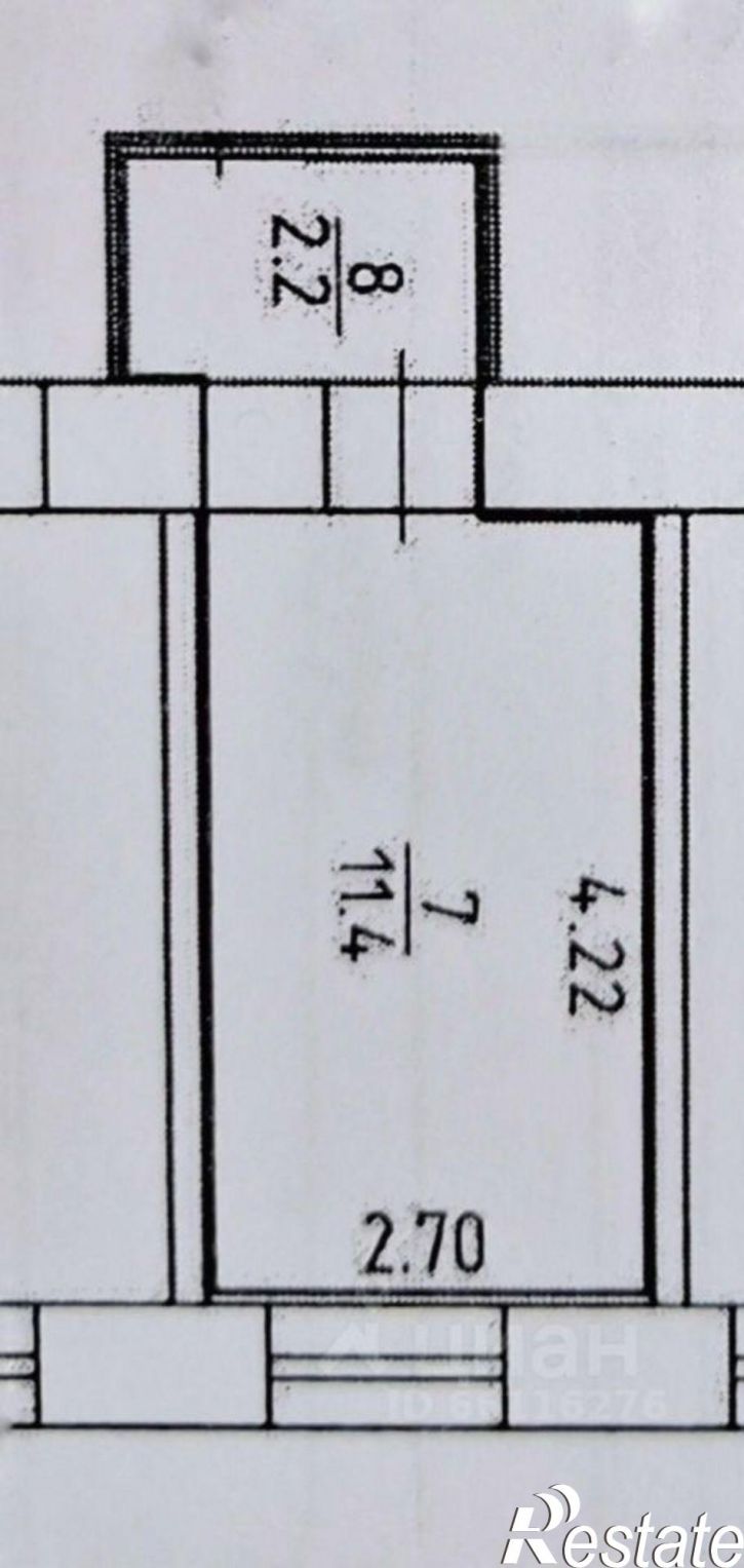 Комната ул Академика Курчатова, 1б,  д. 1б