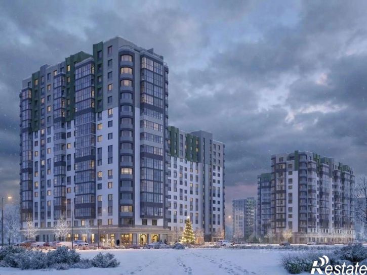 2-комн квартира в новом доме ул Серебристая, 1,  д. 1