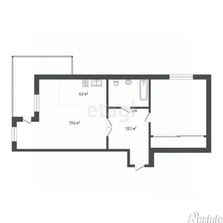2-комн квартира ул Крылова, 15а,  д. 15а