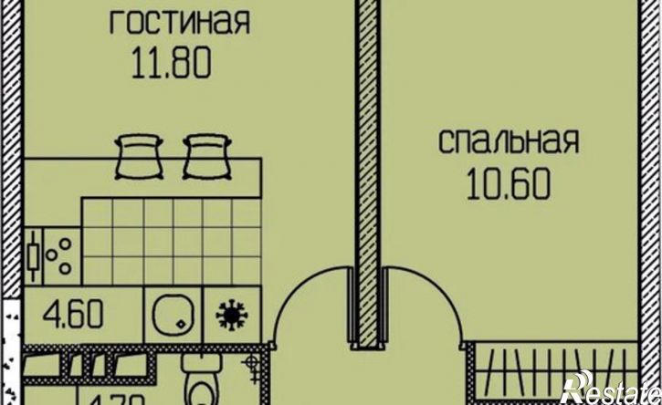 2-комн квартира в новом доме ул Автозаводская, 89,  д. 89