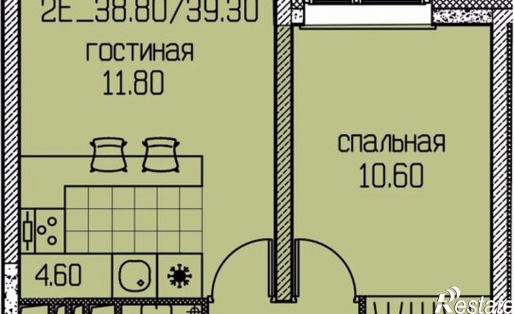 2-комн квартира в новом доме ул Автозаводская, 89,  д. 89