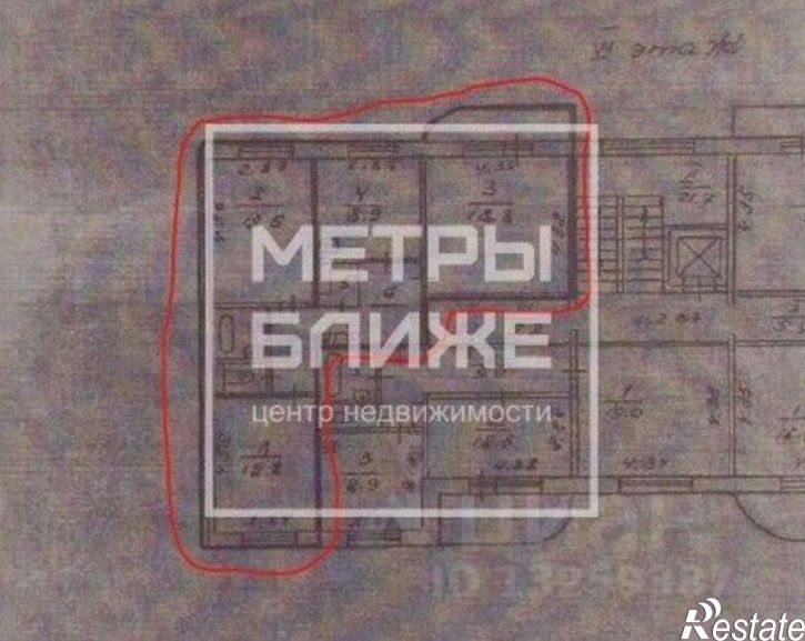 3-комн квартира ул Евгения Пермяка, 1,  д. 1