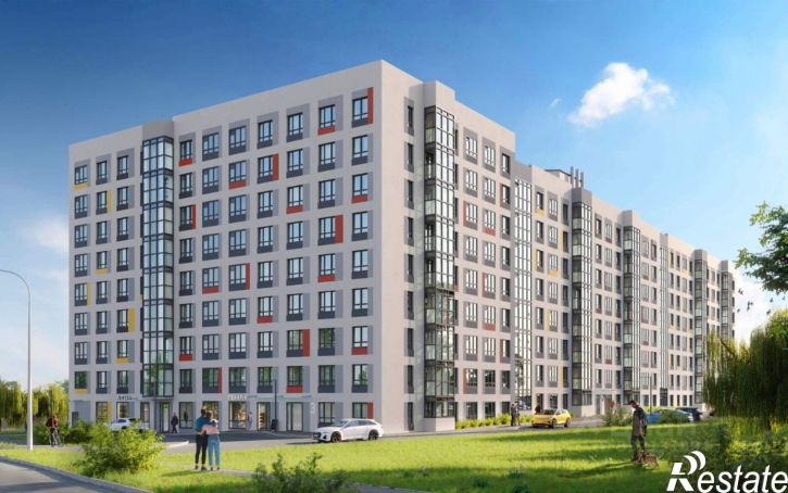 1-комн квартира в новом доме улица Карпинского, 115