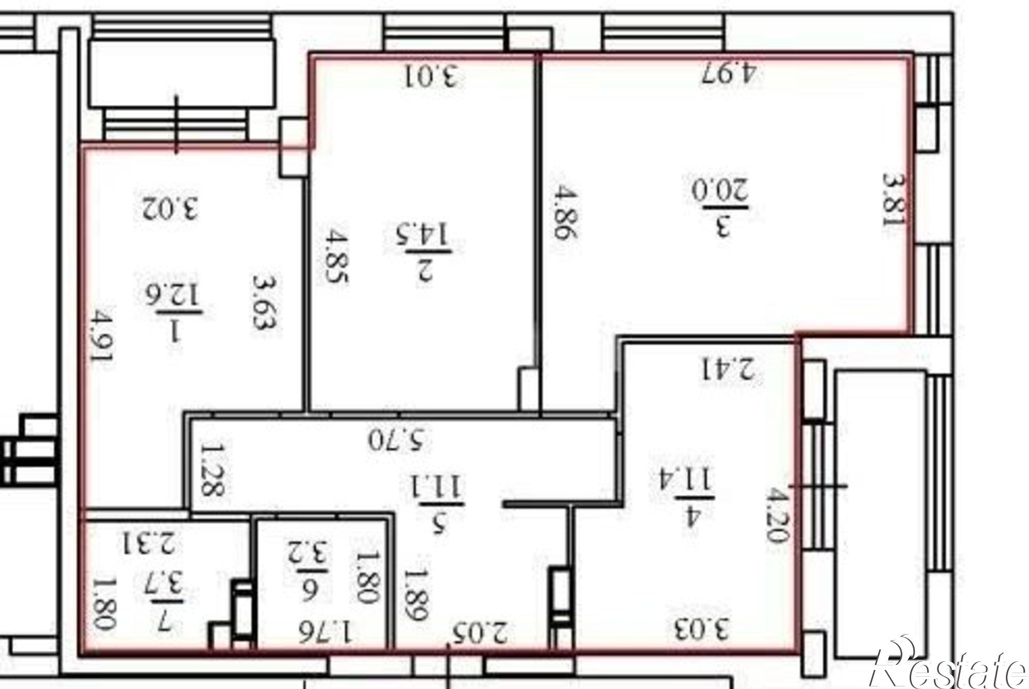 Купить квартиру за 18 900 000 рублей на ул Революции, 24